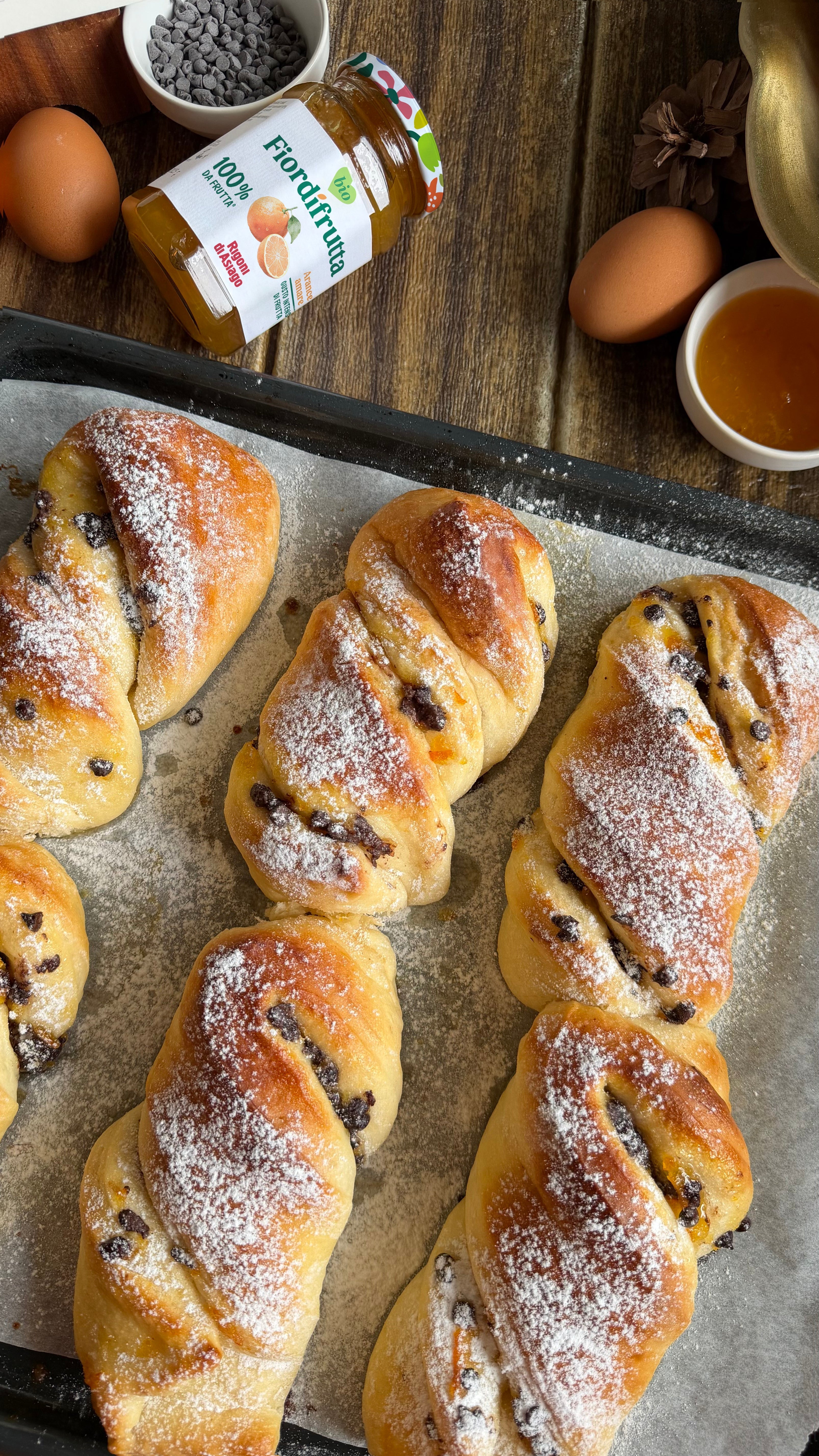 Brioche twists - Rigoni di Asiago