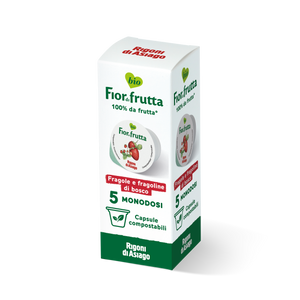 Fiordifrutta Aardbeien en wilde aardbeien 5x20g - Rigoni di Asiago