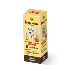 Nocciolata La Dark 5x20g - Rigoni di asiago