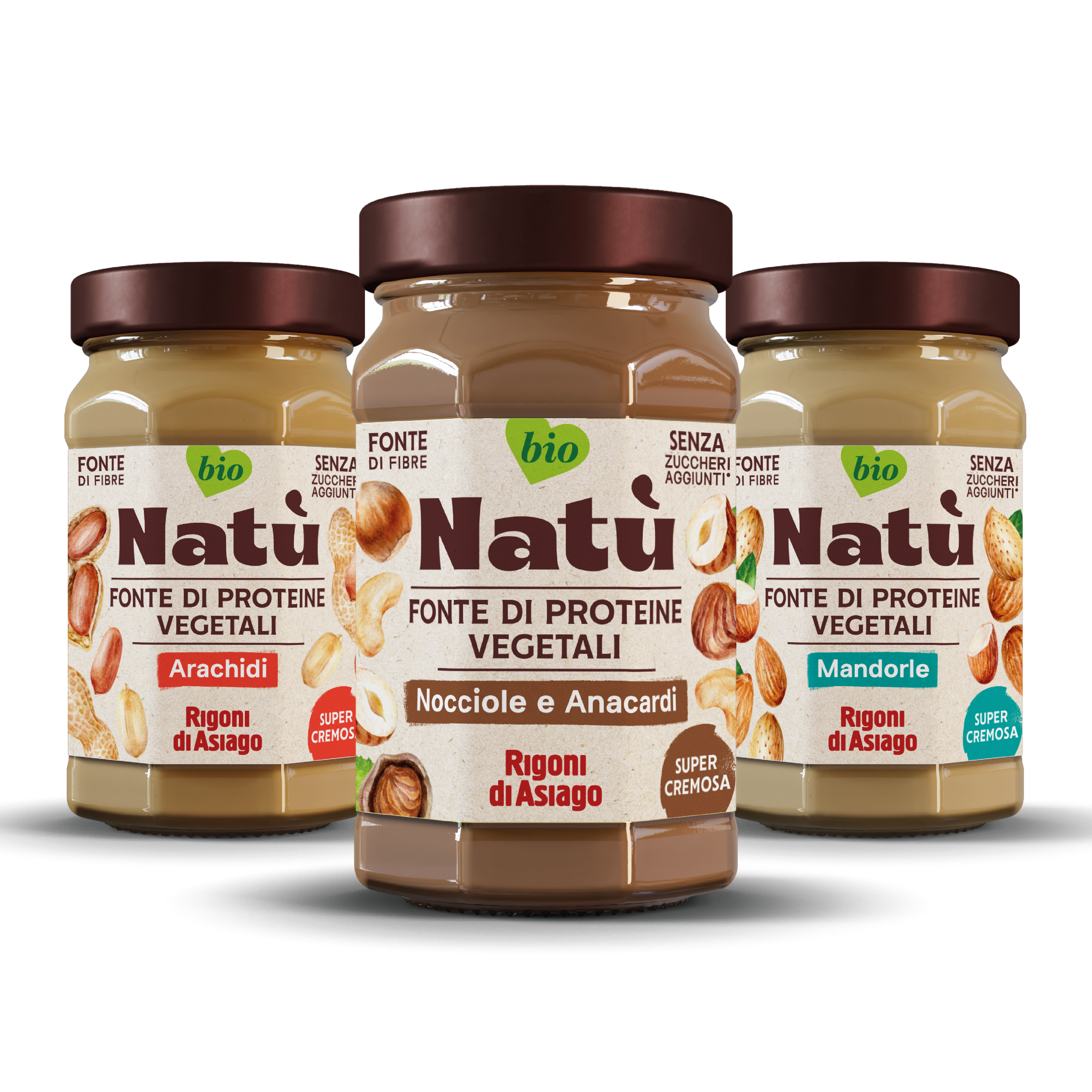 Creme spalmabili frutta secca Rigoni di asiago