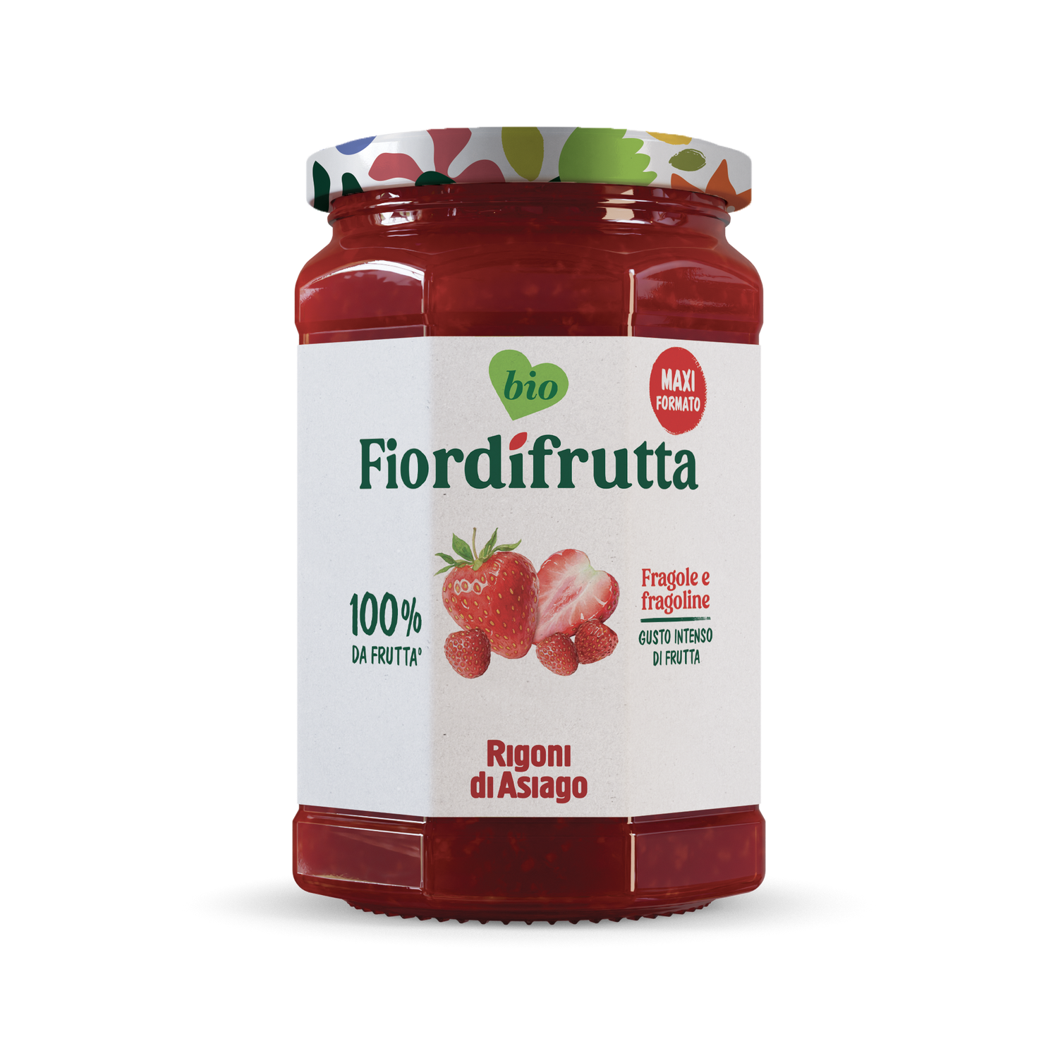 Fiordifrutta Fragole e Fragoline di bosco 600g - Rigoni di asiago