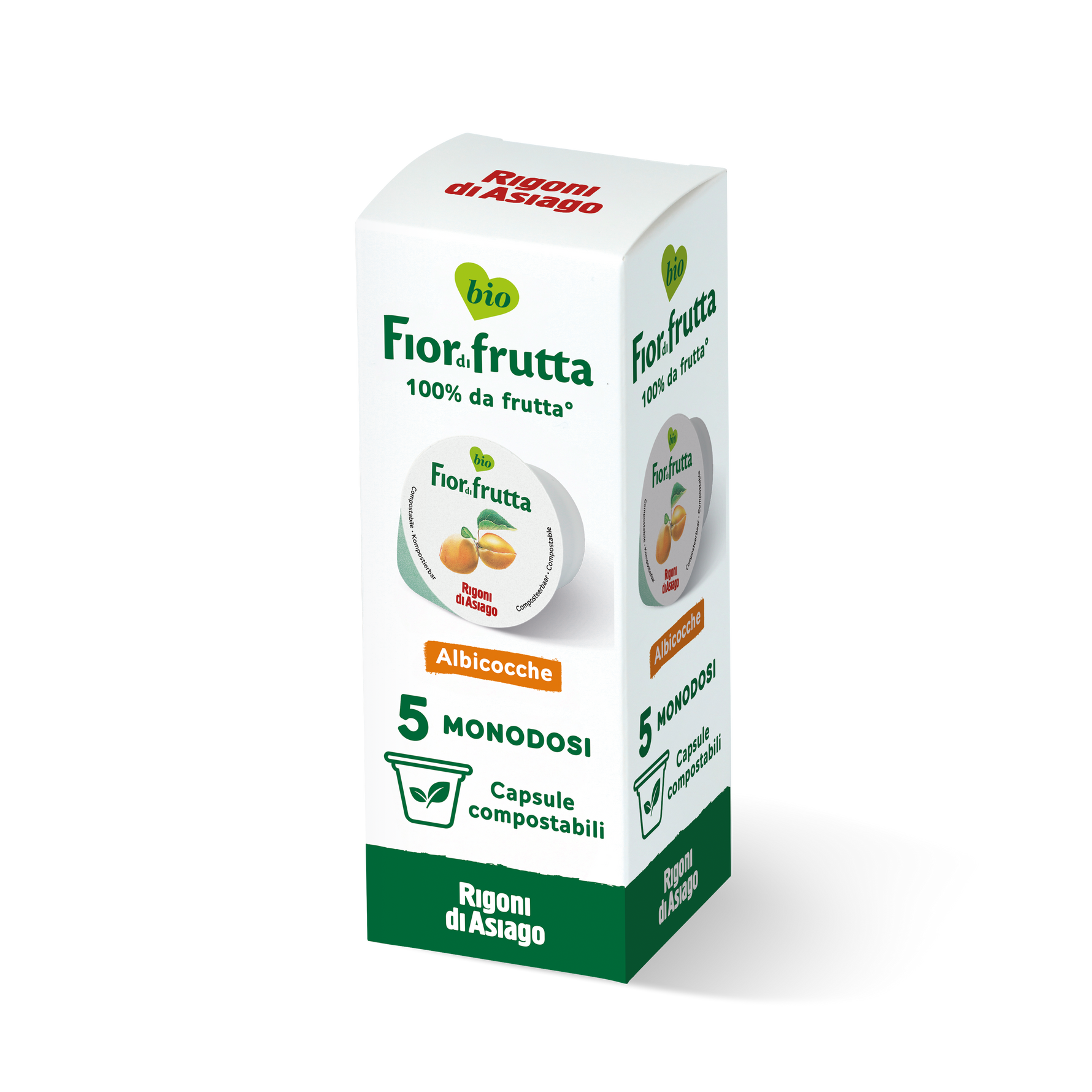 Fiordifrutta Albicocche 5x20g - Rigoni di asiago