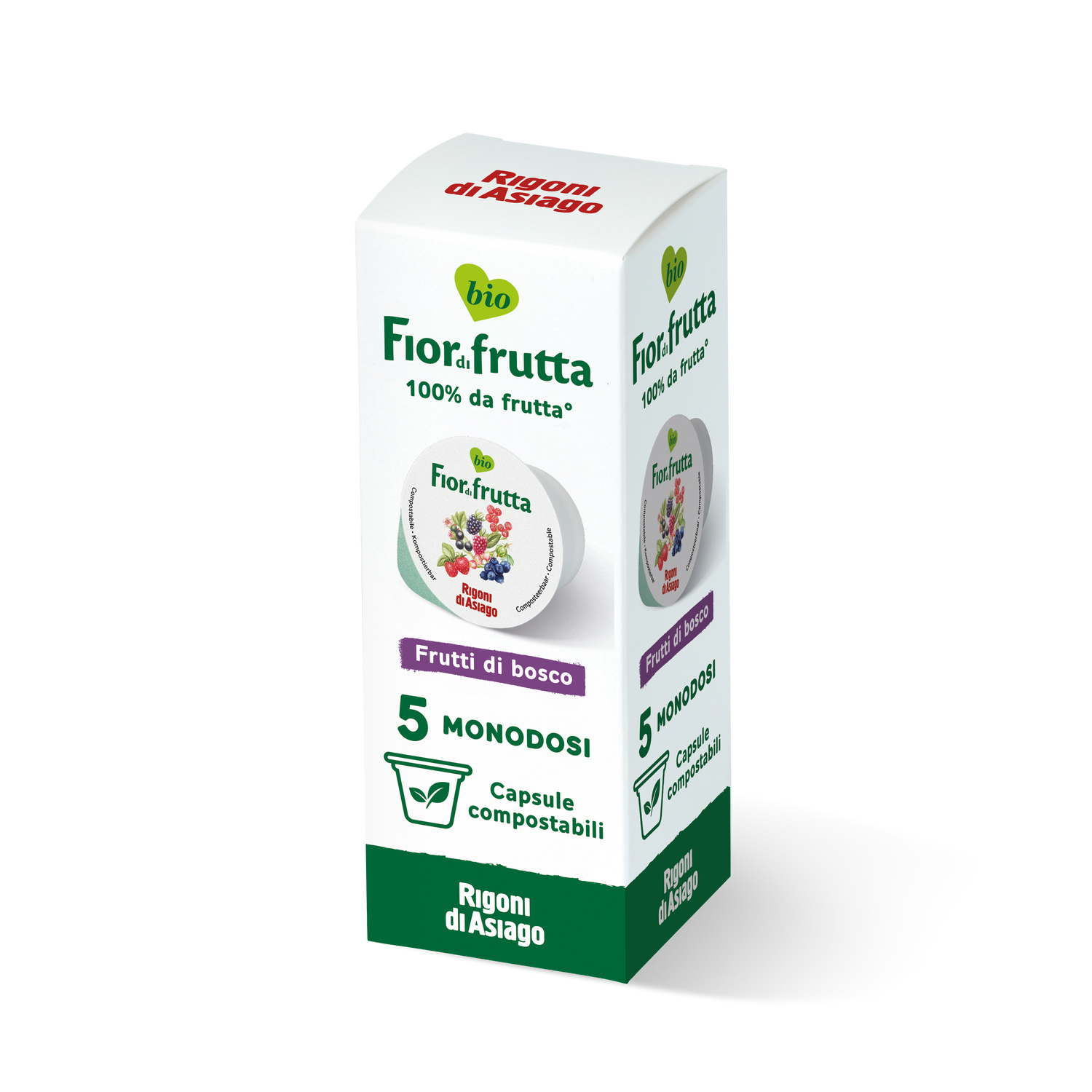 Fiordifrutta Frutti di Bosco 5x20g - Rigoni di asiago