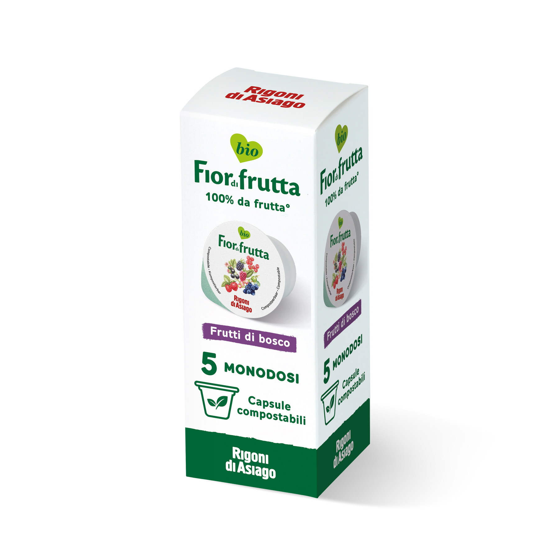 Fiordifrutta Frutti di Bosco 5x20g - Rigoni di asiago