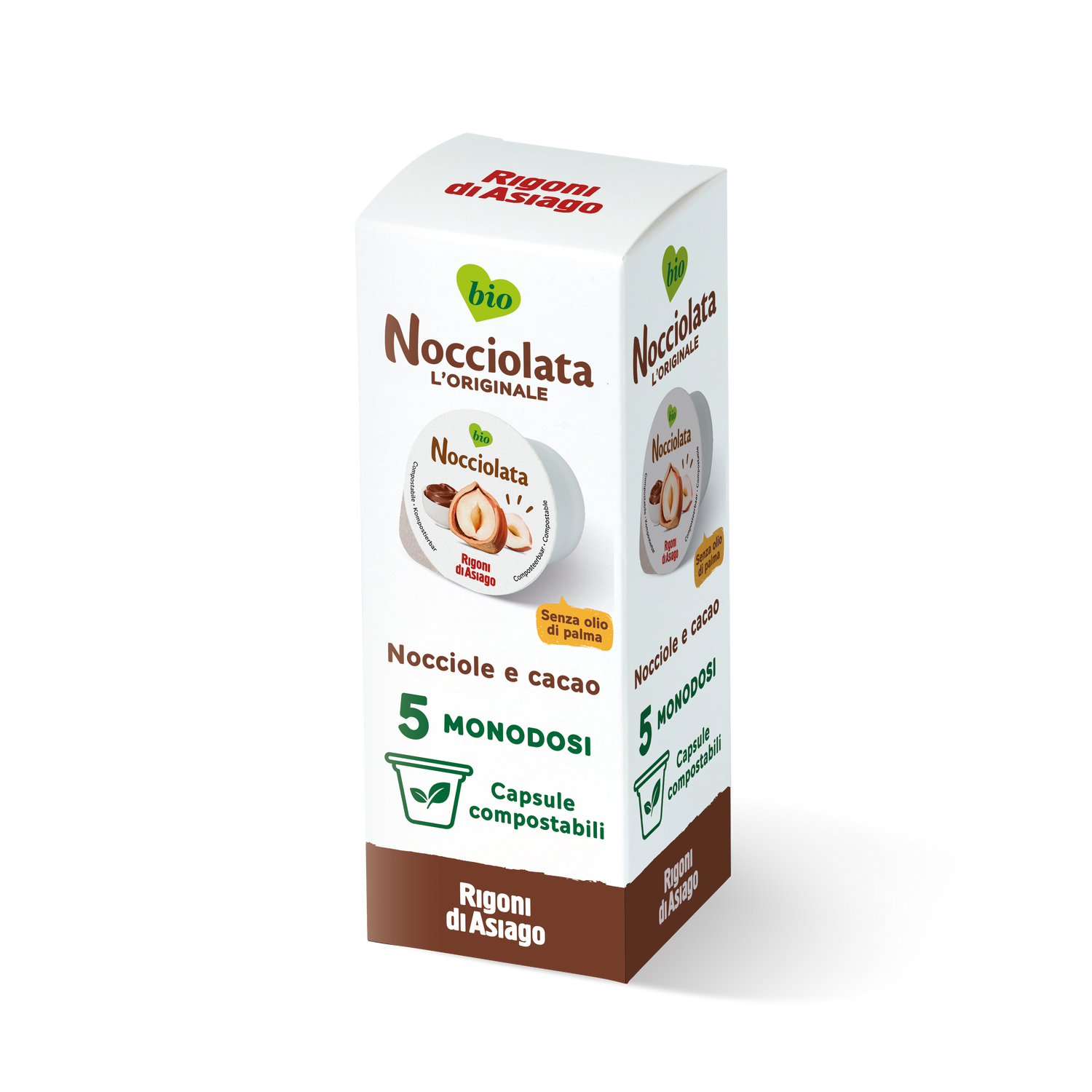 Nocciolata L'Originale 5x20g - Rigoni di asiago