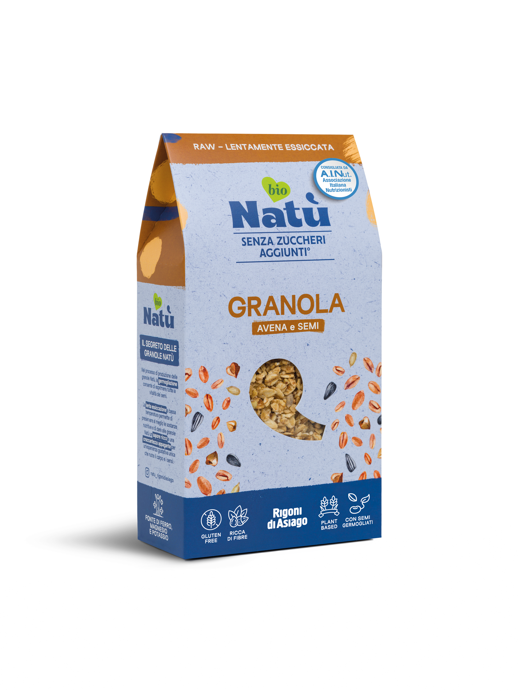 Granola Natù Avena e Semi 250g - Rigoni di asiago