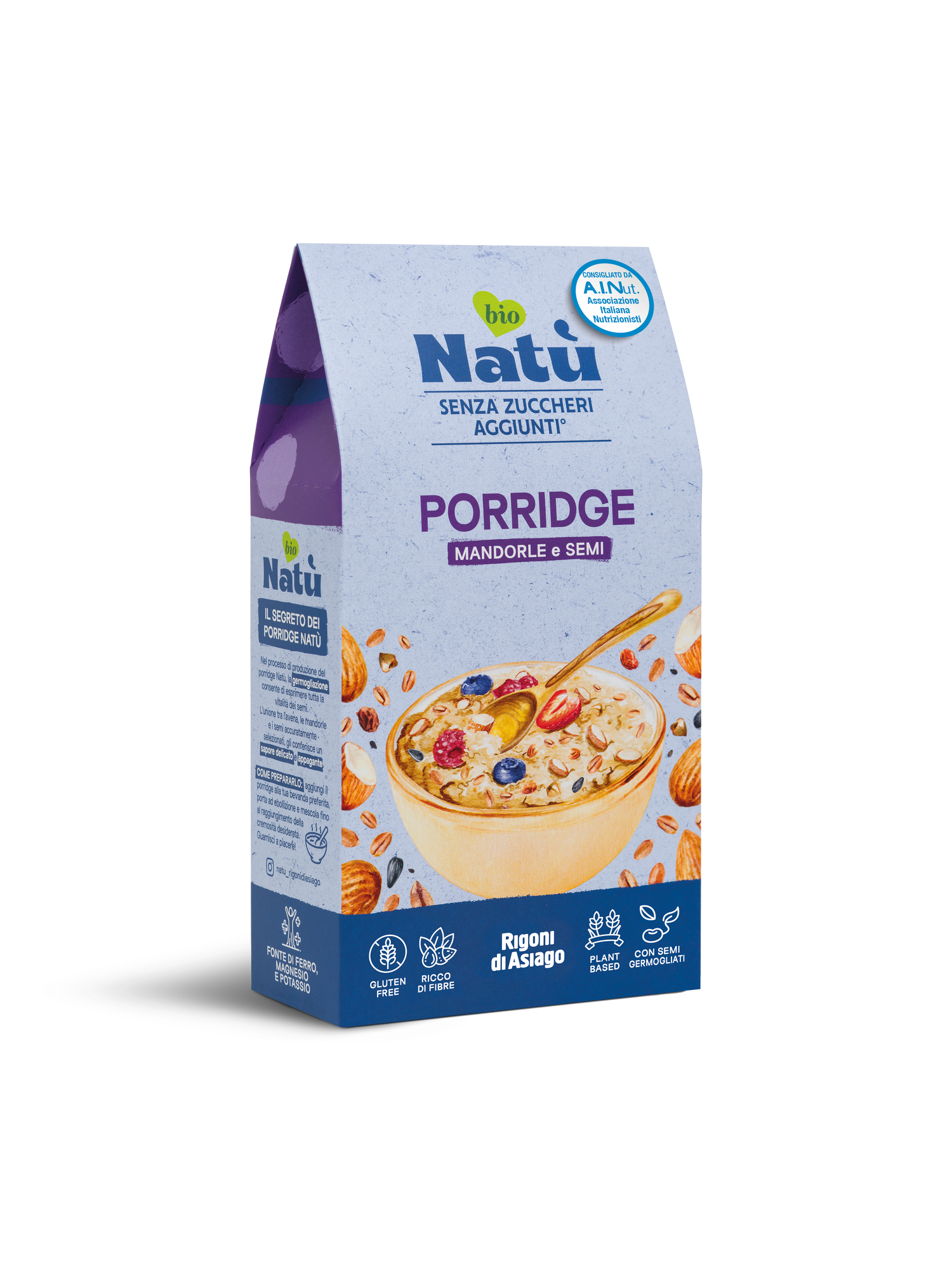 Porridge Natù Mandorle e Semi 250g - Rigoni di asiago