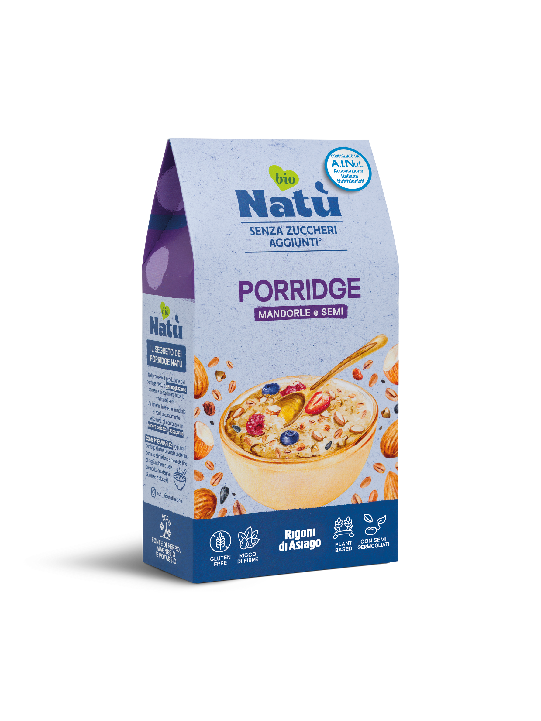 Porridge Natù Mandorle e Semi 250g - Rigoni di asiago