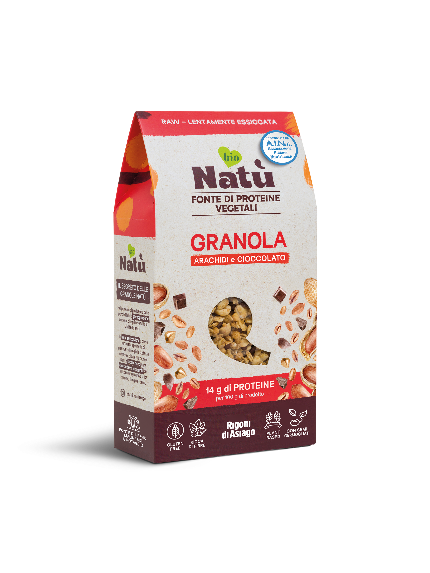 Granola Natù Arachidi e Cioccolato 250g - Rigoni di asiago