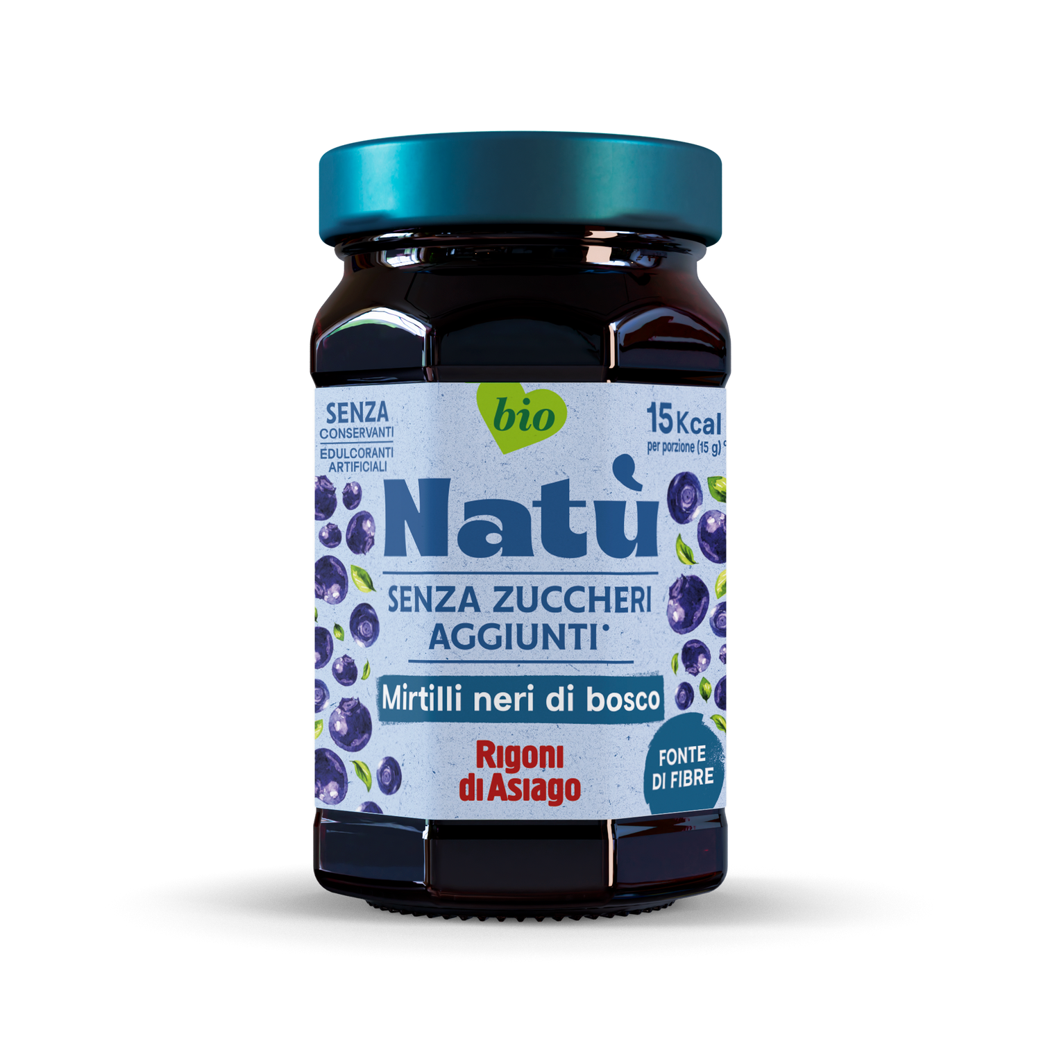 Natù Mirtilli Neri 240g - Rigoni di asiago