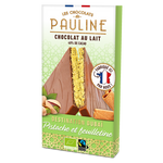 Tavoletta cioccolato al latte ripieno al pistacchio e granella di wafer - Rigoni di asiago