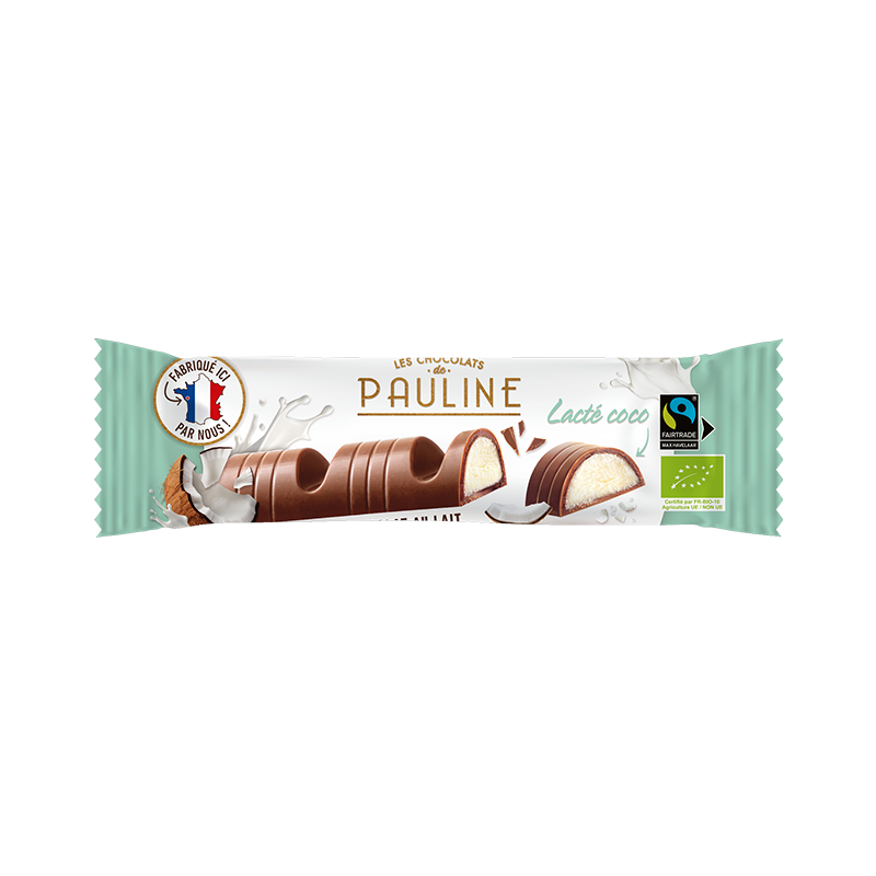 Barretta di cioccolato al latte ripiena al latte e cocco - Rigoni di asiago