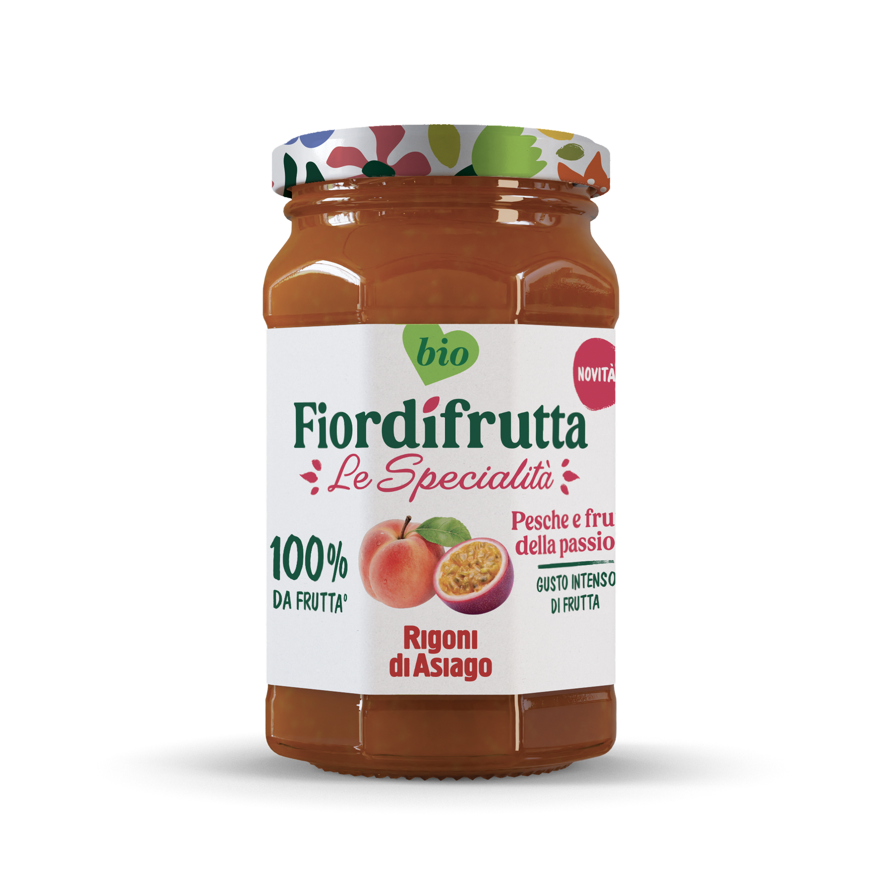 Fiordifrutta Pesca e Frutto della Passione 250g - Rigoni di asiago