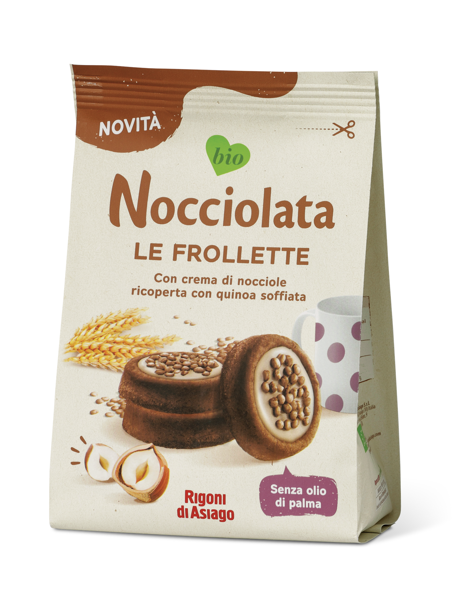Le Frollette Nocciolata La Bianca 250g - Rigoni di asiago