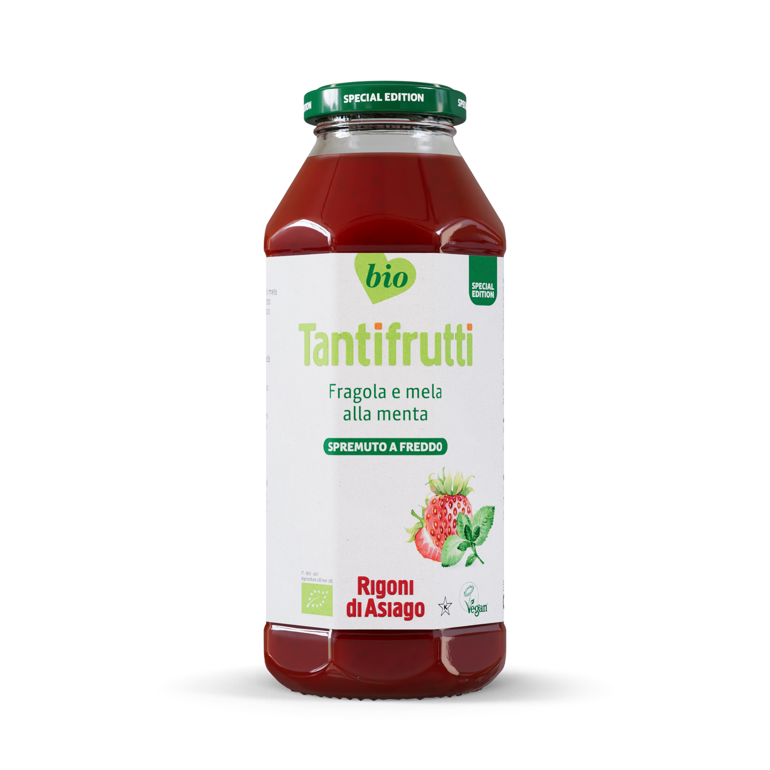 Tantifrutti Fragole e Mela alla Menta 500ml - Rigoni di asiago