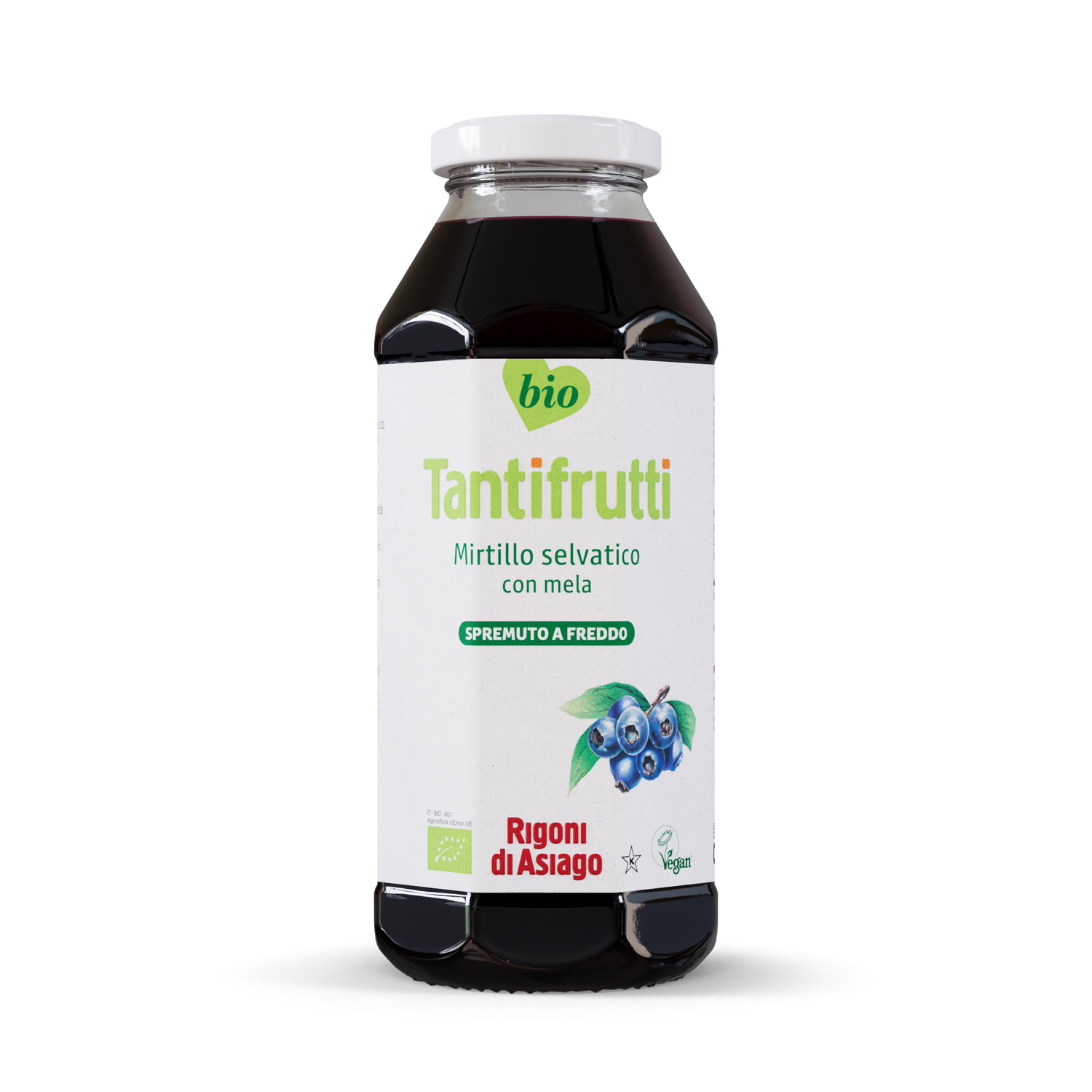 Tantifrutti Mirtillo Selvatico 500ml - Rigoni di asiago