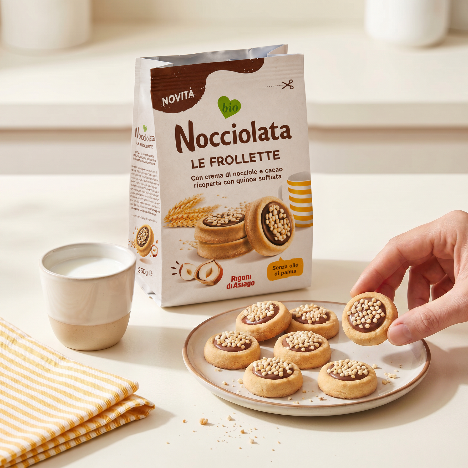 Le Frollette Nocciolata L'Originale 250g - Rigoni di asiago