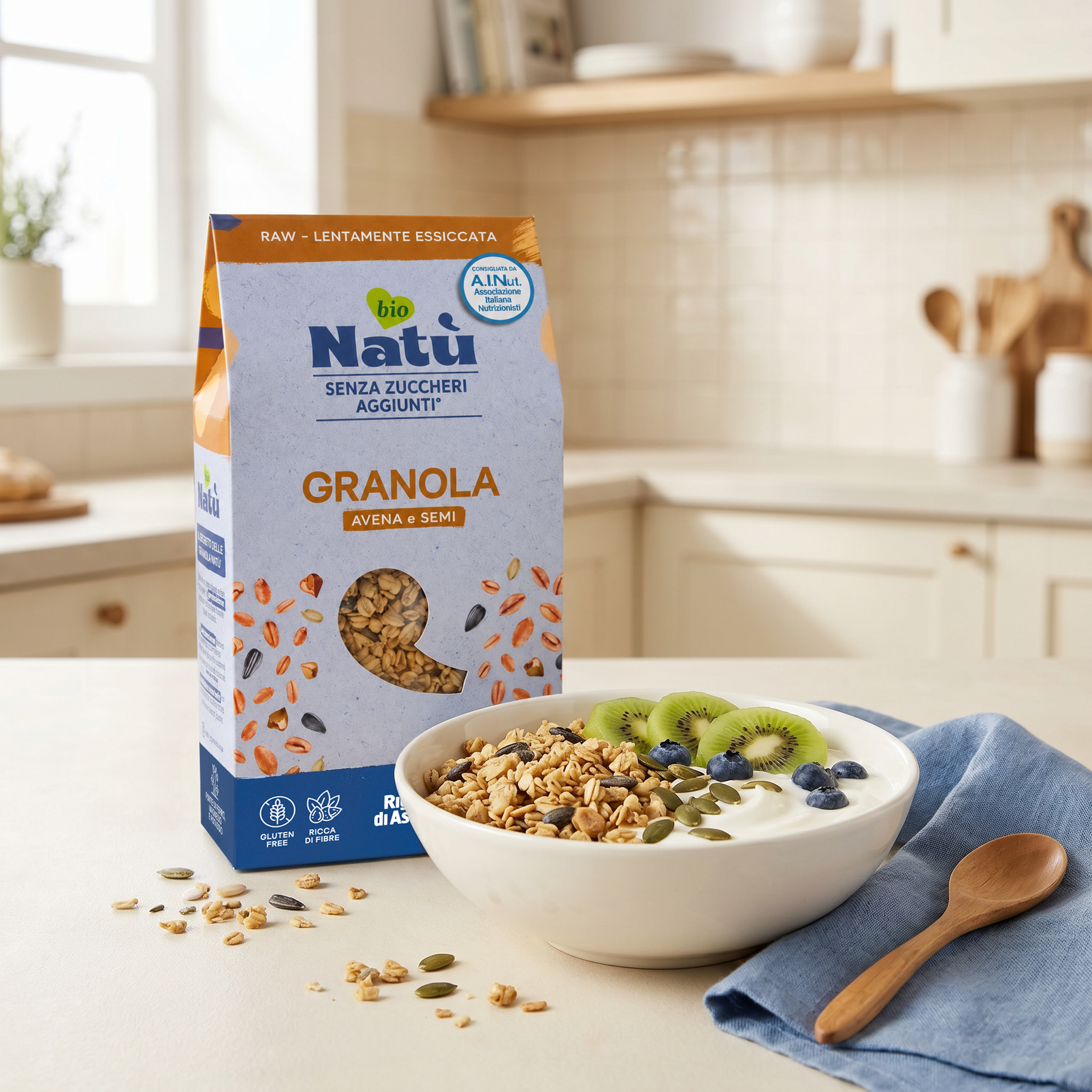Granola Natù Avena e Semi 250g - Rigoni di asiago
