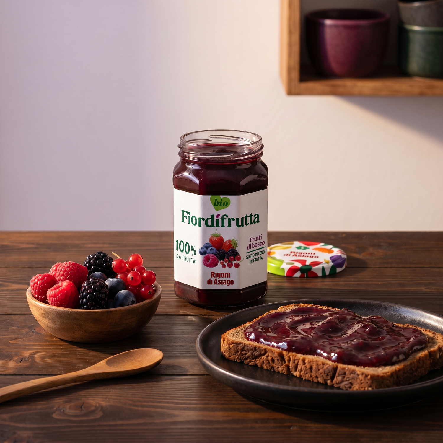 Fiordifrutta Frutti di Bosco 600g - Rigoni di asiago