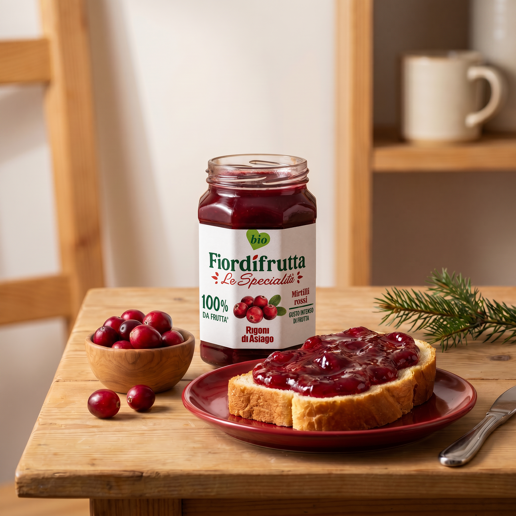 Fiordifrutta Mirtilli Rossi 250g - Rigoni di asiago