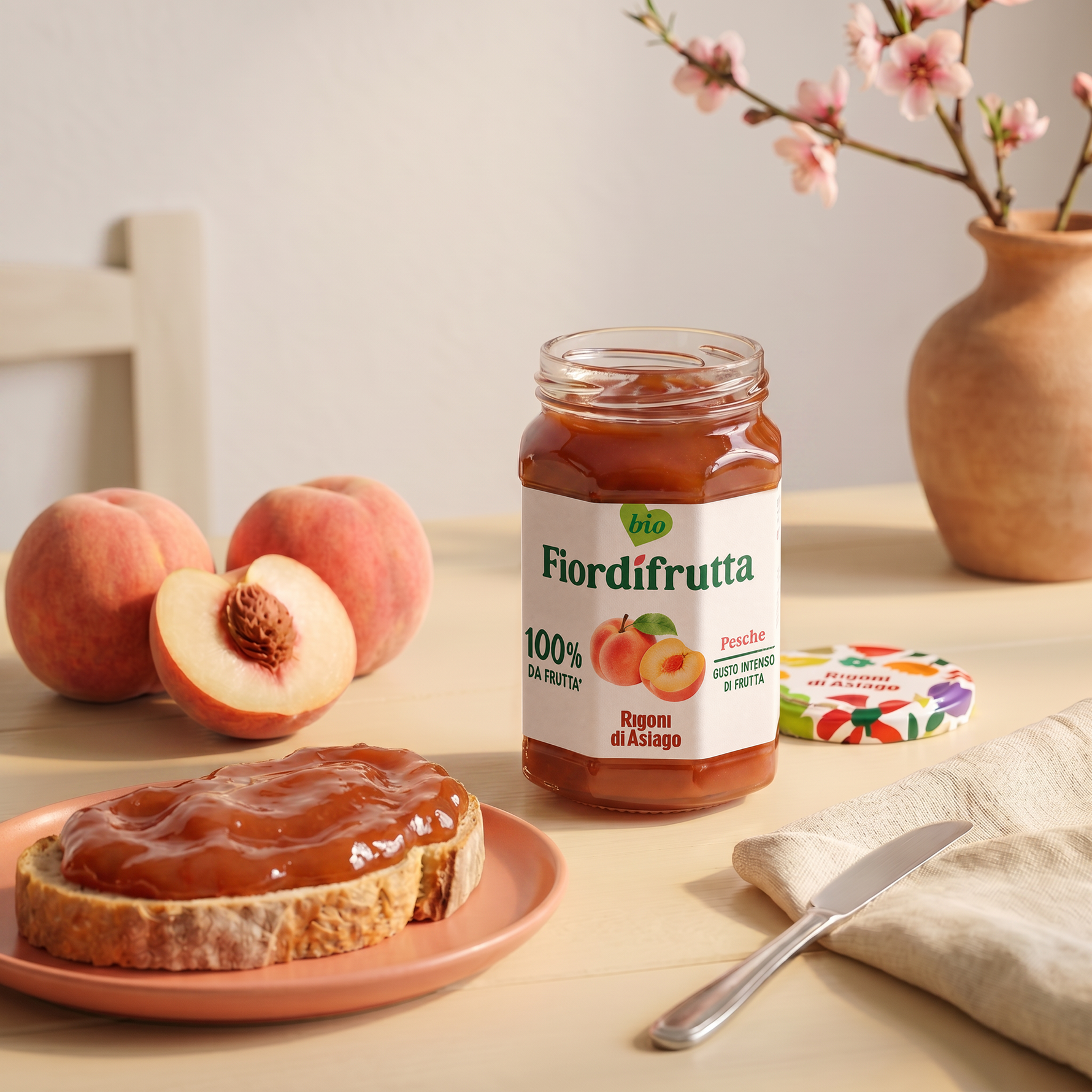 Fiordifrutta Pesche 600g - Rigoni di asiago