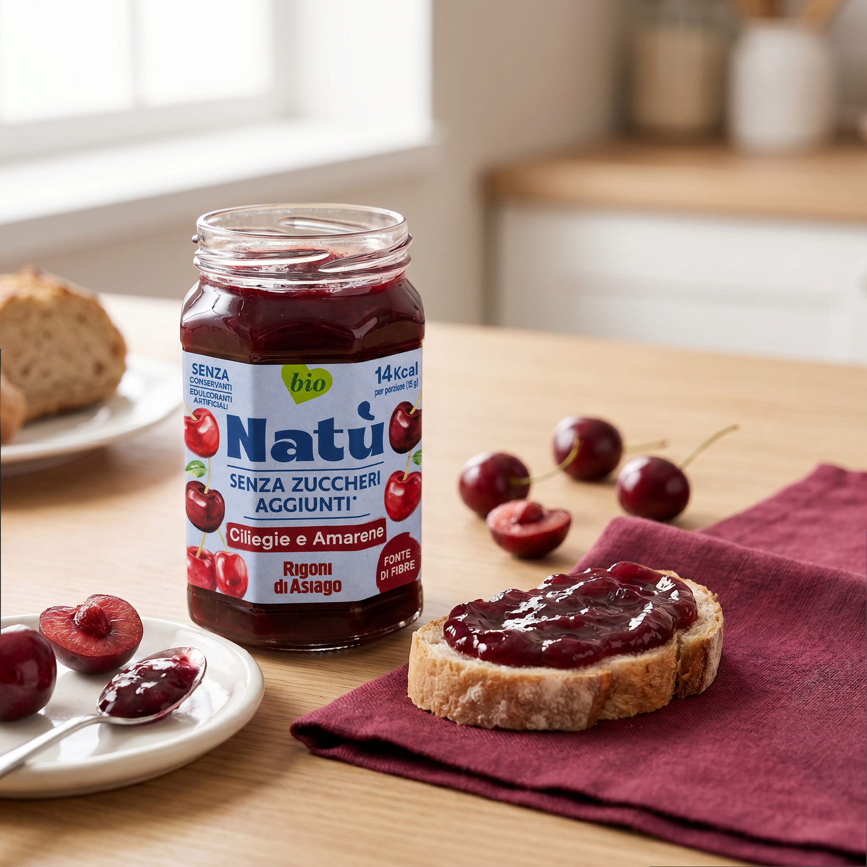 Natù Ciliegie e Amarene 240g - Rigoni di asiago