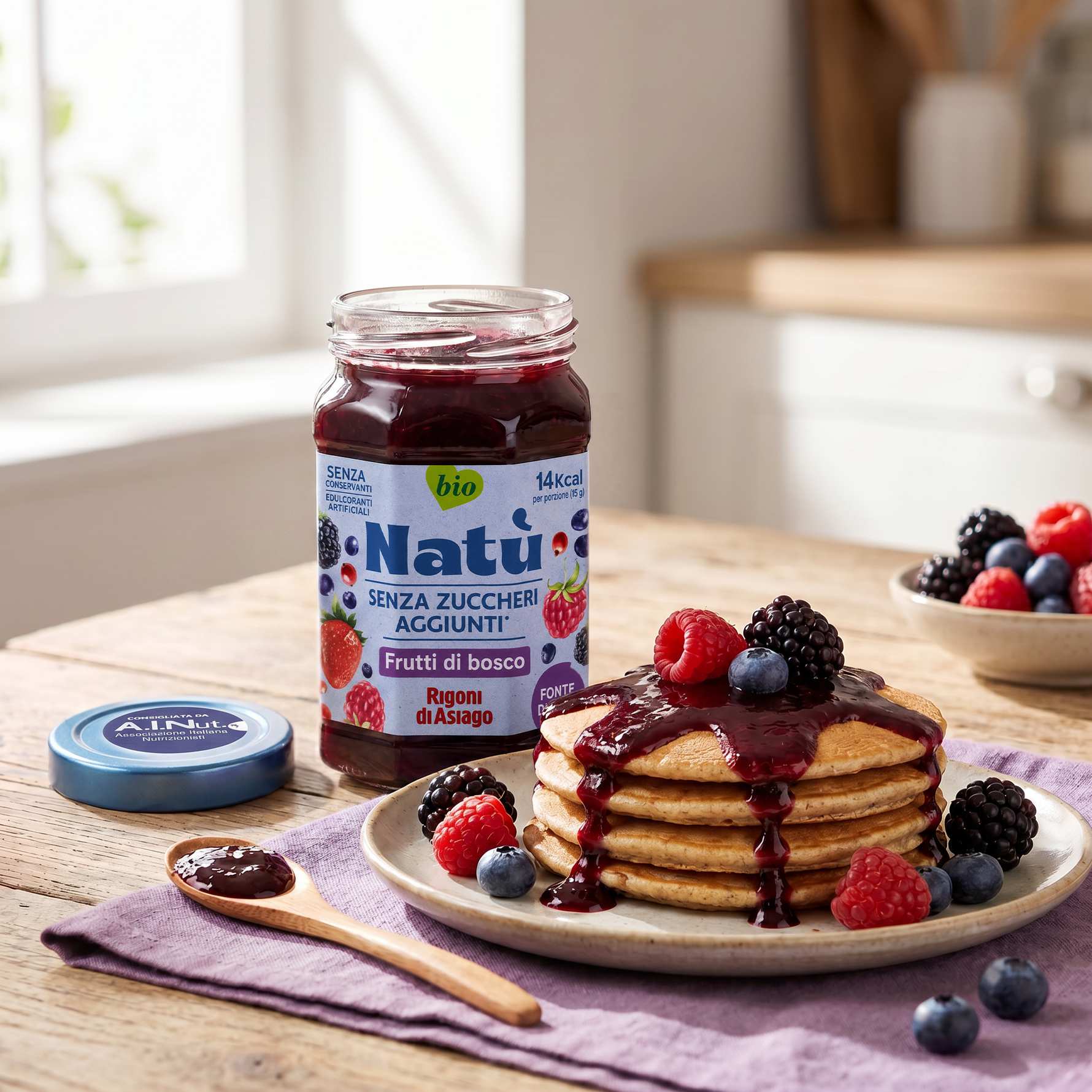 Natù Frutti di Bosco 240g - Rigoni di asiago