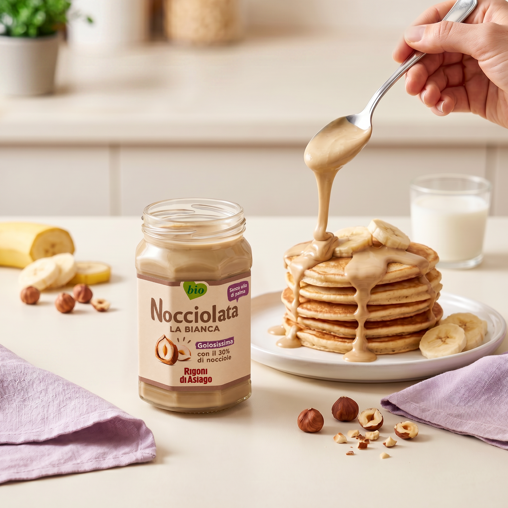 Nocciolata La Bianca 250g - Rigoni di asiago